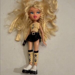 Fashion Doll with Blonde Hair and Black Outfit
